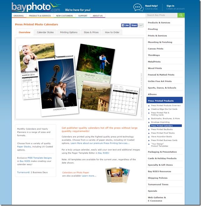 Bay Photo website