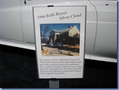 8297 Graceland, Memphis, Tennessee - Elvis Presley's Automobile Museum - 1966 Rolls Royce Silver Cloud