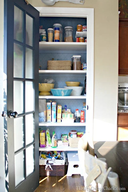 replacing wire shelves in pantry