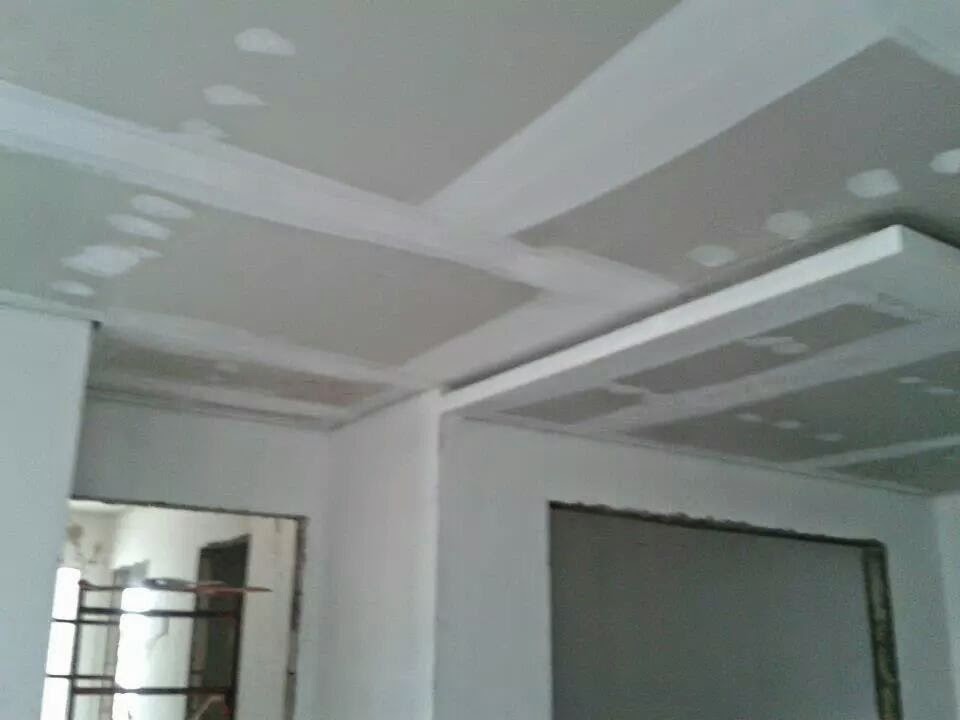 Plaster Ceiling and Wall (drywall gypsum construction): Pemasangan