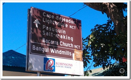 bangui windmills signboard