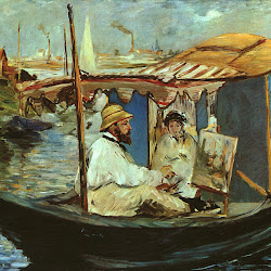 032 Claude Monet trabajando en un bote en Argenteuil.jpg
