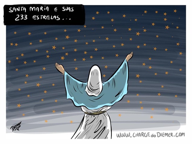 Charge Santa Maria e Suas Estrelas
