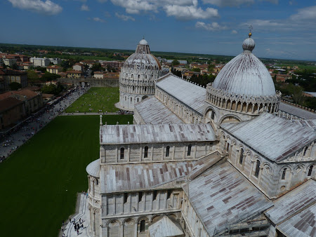 Obiective turistice Pisa: Catedrala si Baptiseriumul 