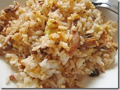 portuguese sardine fried rice, 240baon