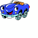 carros-automoviles-gifs-animados-convertible azul