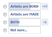 artists are born