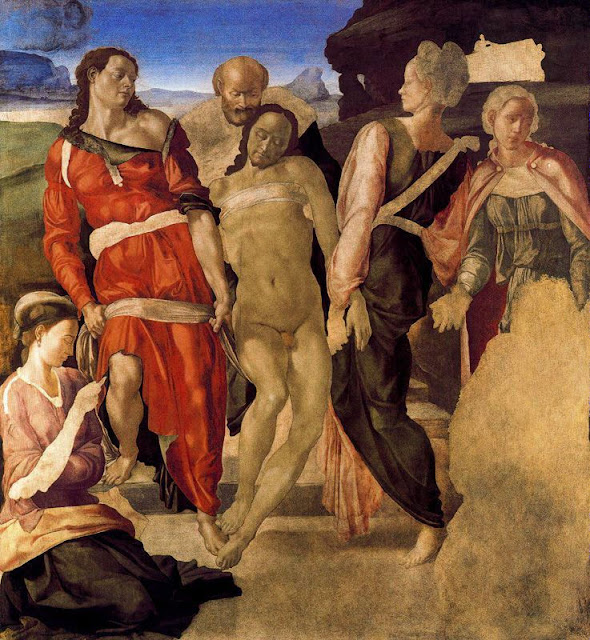 15 Michelangelo Buonarroti - Descenso en el sepulcro - Renacimiento.jpg