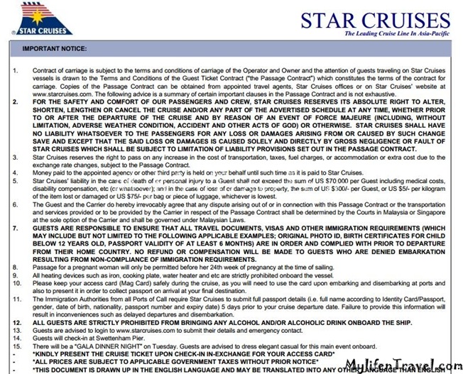 Star Cruise Penang Malaysia 6