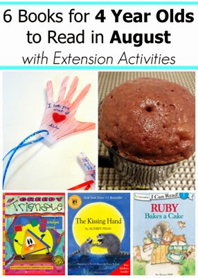 August Books for 4 Year Olds with Extension Activities