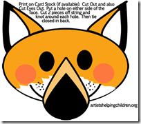 foxes-mask-printables