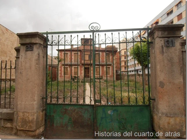 Casa abandonada del paseo de la estación Salamanca