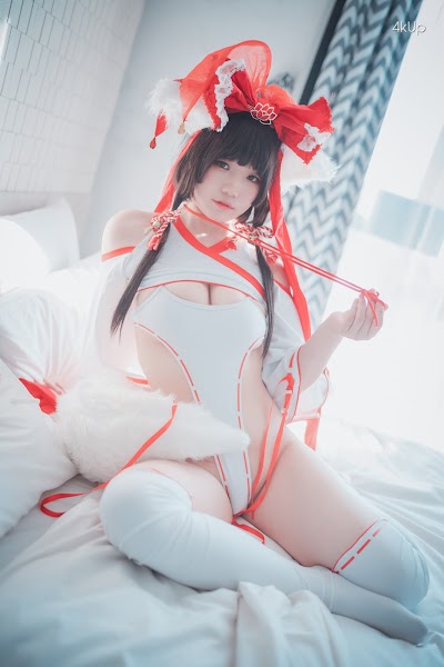 DJAWA Photo – Mimmi (밈미) Kitsune Miko (A ver)