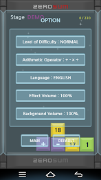 ZeroSum mathematics puzzle poster 6