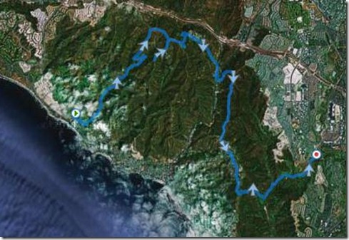 My Activities station to station (crystal cove to aliso) 6-12-2011