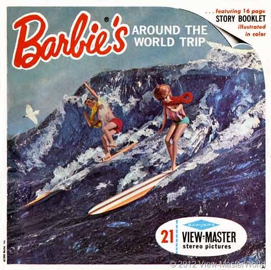 View-Master Barbies Around the World Trip (B500), Packet Cover
