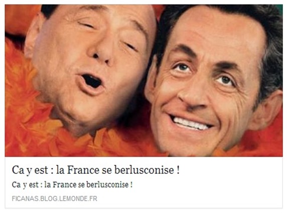 Sarkozy e berlusconizacion
