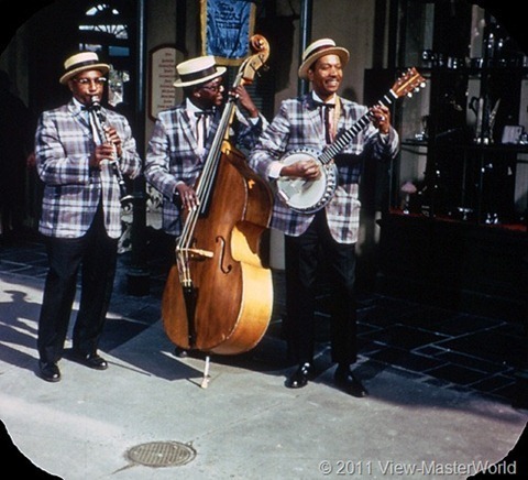 View-Master New Orleans Square (A180), Scene 1-1: Jazz Musicians