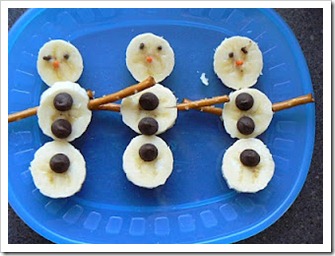 snowman snacks