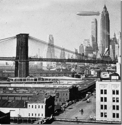 Hindenburg over NYC