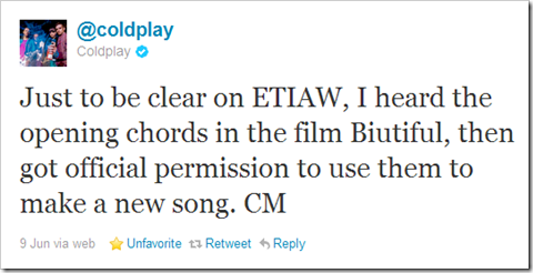 Twitter - @coldplay- Just to be clear on ETIAW, ... 2011-07-08 05-46-19