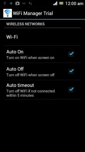 Wifi Manager Trial