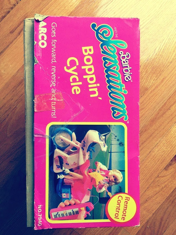 Barbie Boppin Cycle Box Side