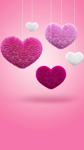 Fluffy Hearts Live Wallpaper