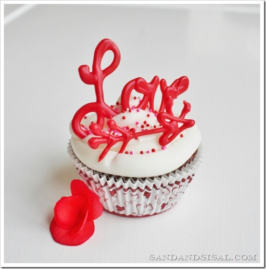Valentine Cupcake Topper