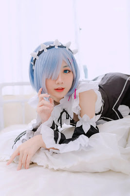 Coser@PoppaChan Rem Maid Re Zero