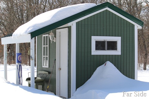 the Sauna is green