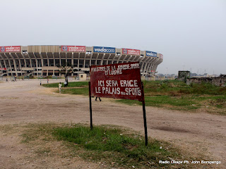 Une vue du site stade des martyrs, le long de l’avenue des huileries à Kinshasa. Radio Okapi/ Ph. John Bompengo