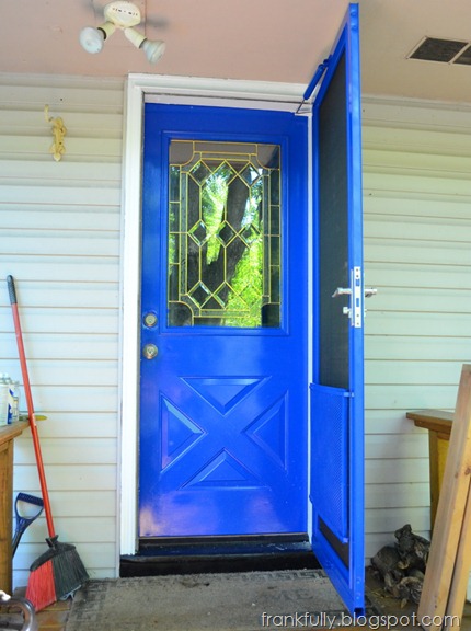 TARDIS blue door
