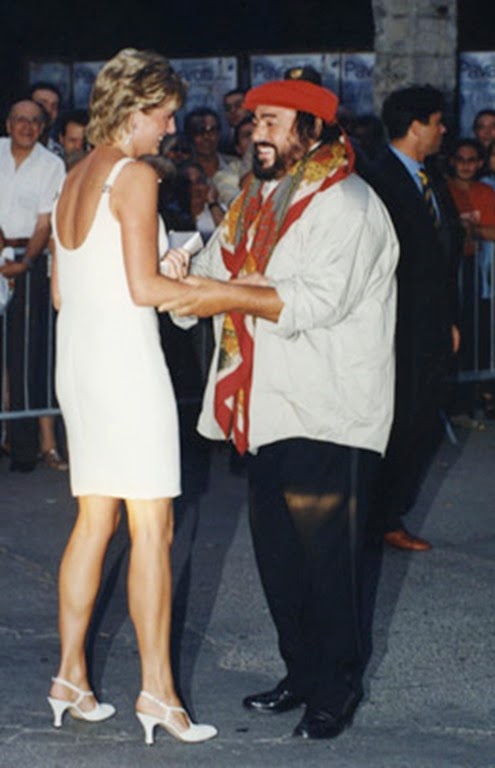 con Luciano Pavaroti