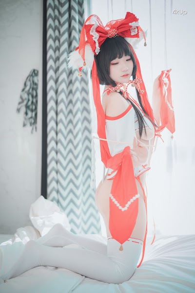 DJAWA Photo – Mimmi (밈미) Kitsune Miko (A ver)