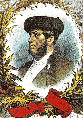 1884-05-19 La lidia Manuel Dominguez (Detalle retrato)