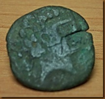 Moneda de peña Izaga - anverso