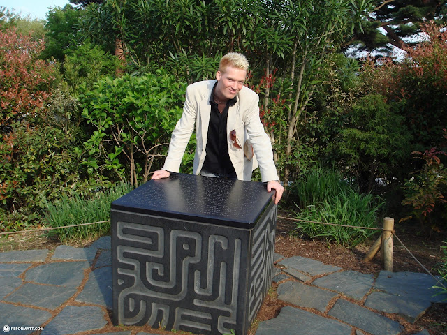 magical cube and matt from laputa castle in the sky in Mitaka, Japan 