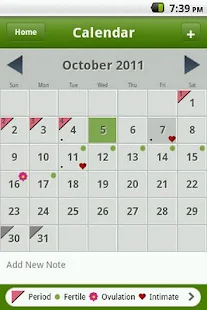 Calendário Menstrual - screenshot thumbnail