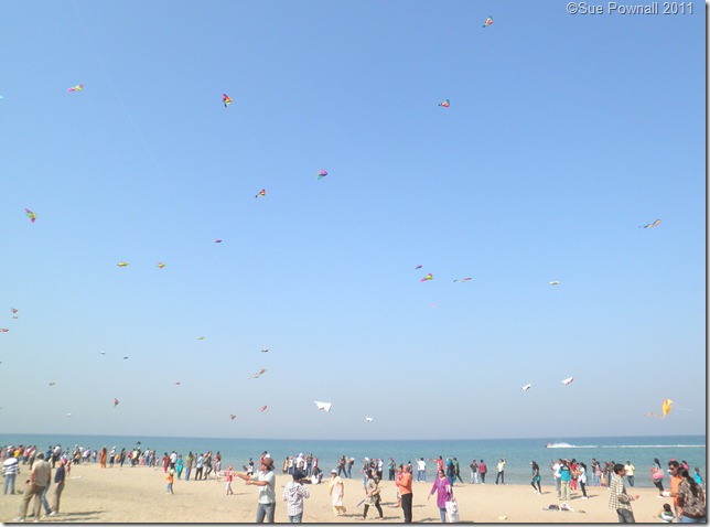 Kite fliers