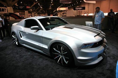 Ford Mustangs Take Blue Oval Booth By Storm: 2011 SEMA Show