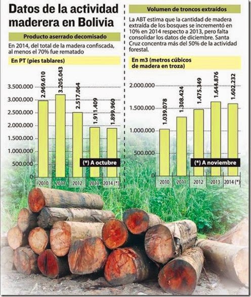 Crece la extracción de madera y mejora la provisión al mercado