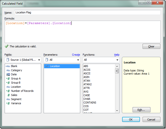 Create a global filter in Tableau across multiple data sources in eight ...