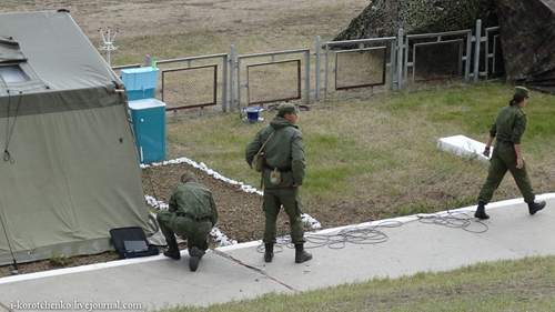 Фотографии военных учений на полигоне "Цугол"