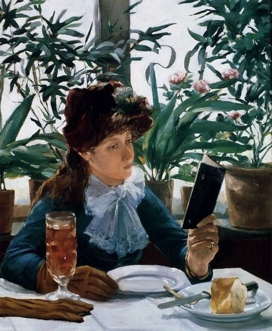 La Lecture Au Cafe, 1863, Alexandre-Auguste Hannotiau