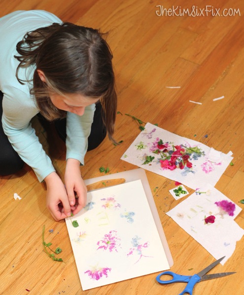 Childrens flower prints