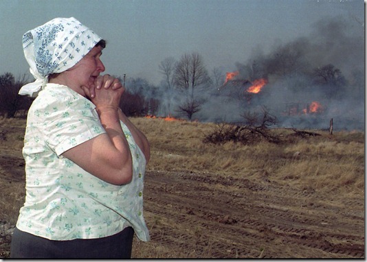 UKRAINE CHERNOBYL FIRE