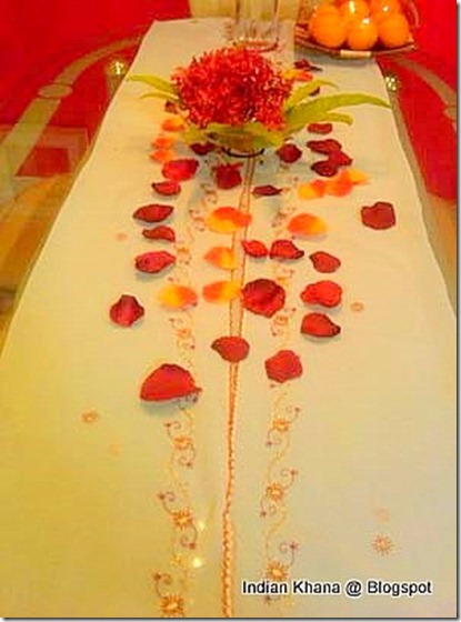 Diwali Interior Ideas for dinning table