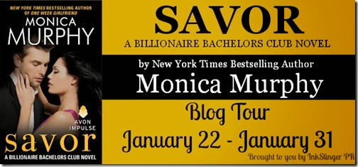 Savor Blog Tour Banner