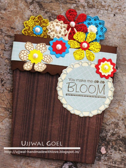 Ujjwal flower pot card